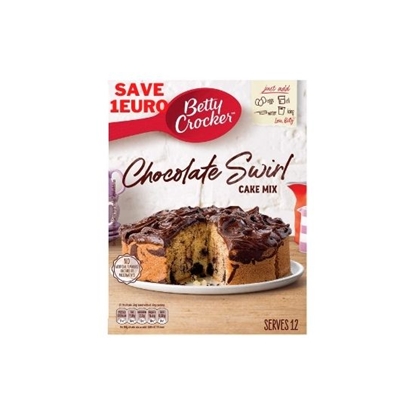 Picture of BETTY CROCKER CHOCOLATE SWIRL CAKE SAVE 1 EURO